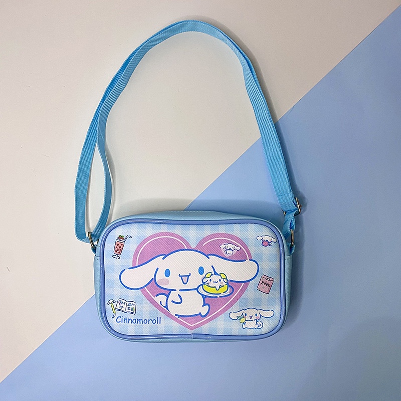 Túi Da Đeo Chéo Kuromi Hình Vuông Nhỏ Đựng Điện Thoại Đa Năng Thời Trang Phong Cách Hàn Quốc Cho Nữ