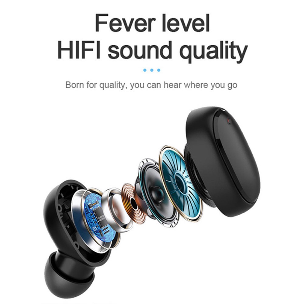 Vitog Airdots A6S Bluetooth 5.0 Noise Canceling Wireless In-Ear Headphones For Xiaomi Redmi Huawei Samsung Phones