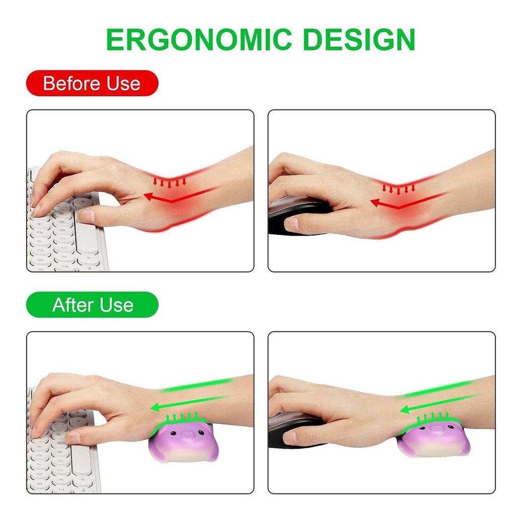 Tấm Lót Chuột Nhiều Màu Sắc Chống Trượt Thoải Mái Cho PC Laptop