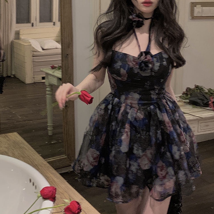 Váy nữ Ngọt Ngào, Hoa Đầm Nữ , Váy Ngắn, quyến rũ sexy girl