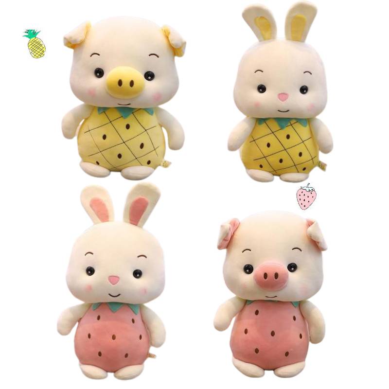 Heo Và Thỏ Nhồi Bông Mềm Mại Xinh Xắn