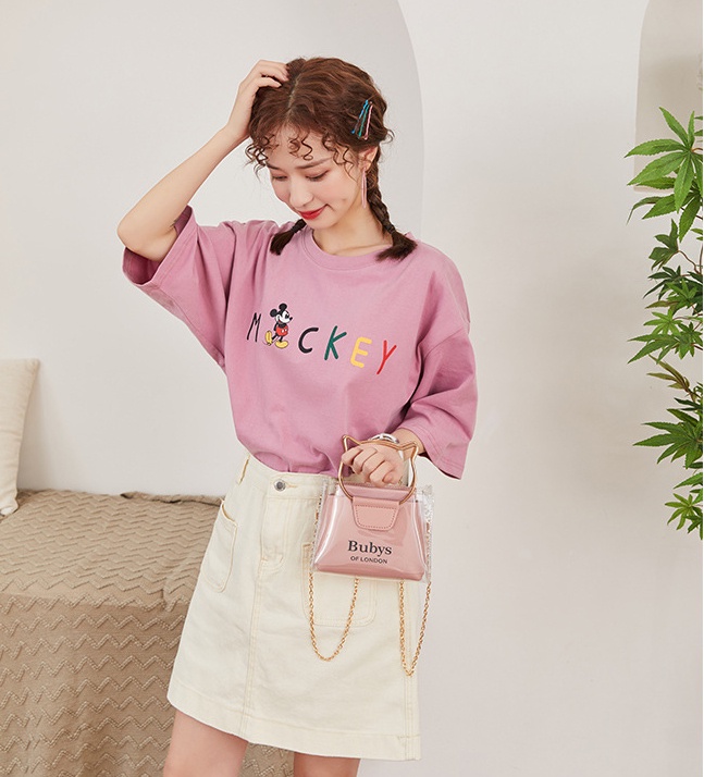 Túi Đeo Chéo Trong Suốt Hình Mèo Dễ Thương TTF775