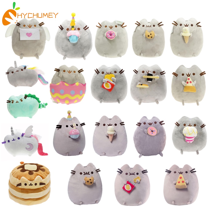 HYC Humey Mèo Pusheen nhồi bông 7inch với nhiều kiểu dáng xinh xắn tùy chọn