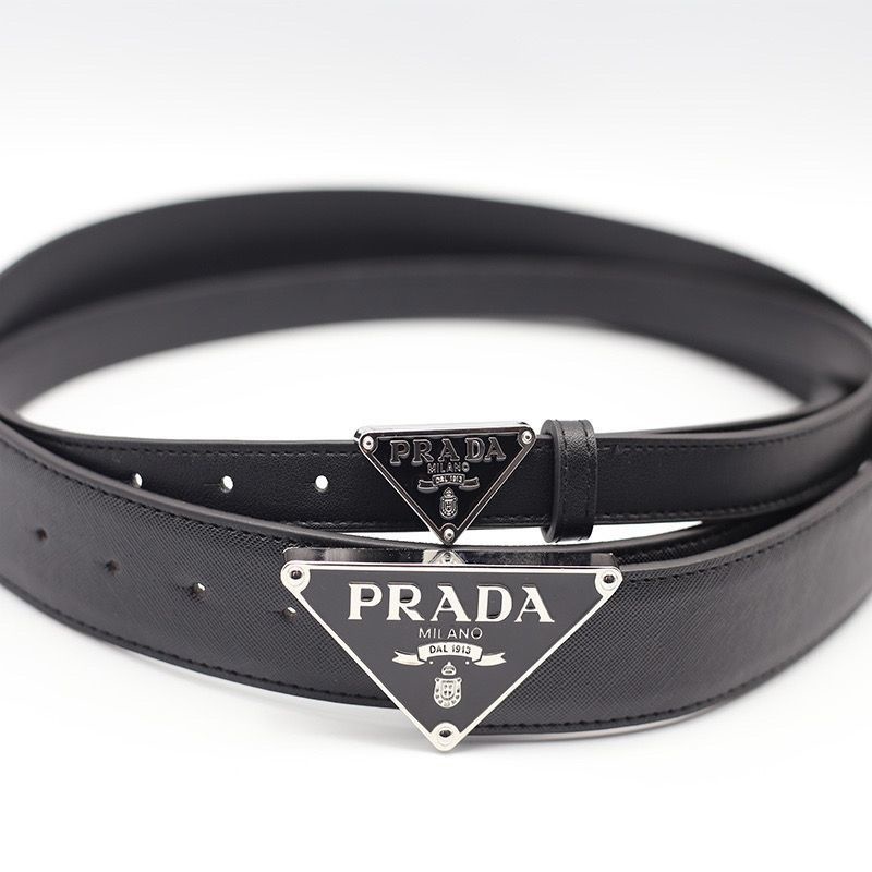 Hàng Có Sẵn! Hàng Có Sẵn! Prada Thắt Lưng Da Bò Chất Lượng Cao Cho Nam Và Nữ