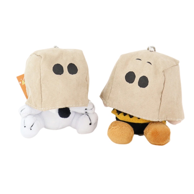 Móc Khóa Nhồi Bông 10cm Hình Snoopy Charlie Brown Dễ Thương