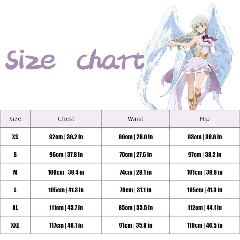 Đầm Hóa Trang Nhân Vật Elizabeth Liones Phim The Seven Deadly Sins Wrath of The Gods