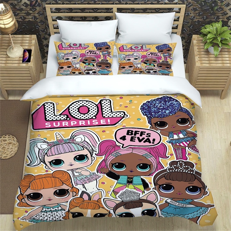 Bộ Chăn Ga Và Vỏ Gối 3 Sản Phẩm Mềm Mịn Cho Bé