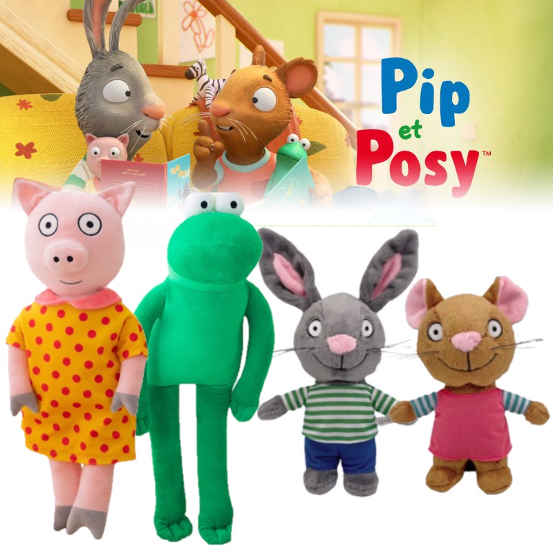 Thú Nhồi Bông Pip And Posy 46cm Hình Động Vật Hoạt Hình Đáng Yêu