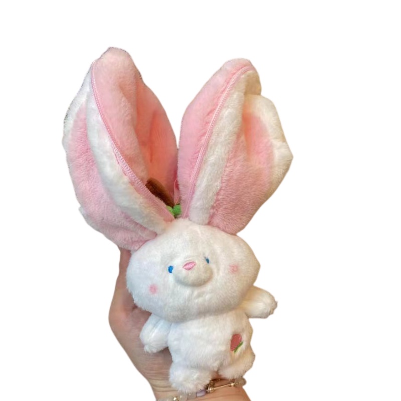 Móc Khóa Hình Thú Nhồi Bông Trái Cây Dễ Thương 12cm