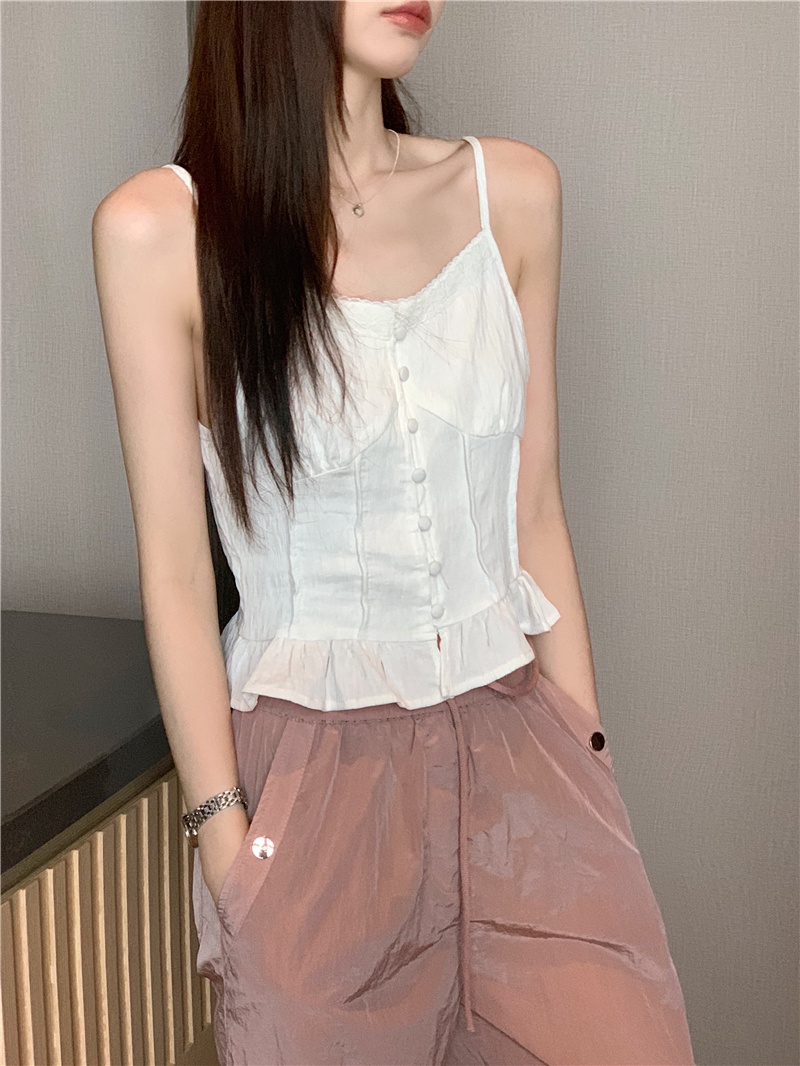 Áo Hai Dây Dáng Ôm Thời Trang Mùa Hè Pháp 65273