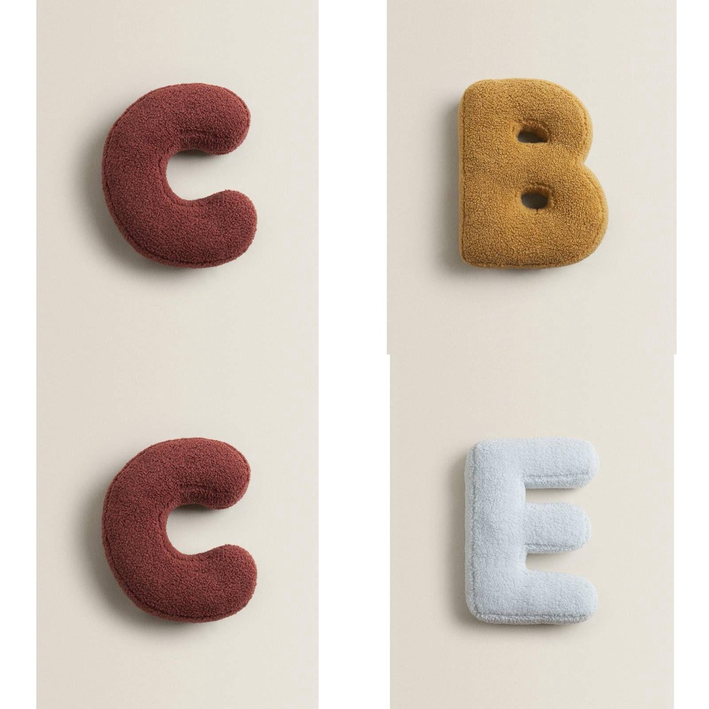 Thú Nhồi Bông Hình Chữ Cái Thời Trang 38 * 30cm