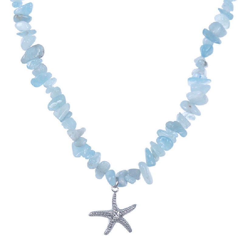 Vòng cổ Hình Sao Biển Đính Đá Pha Lê Sang Trọng