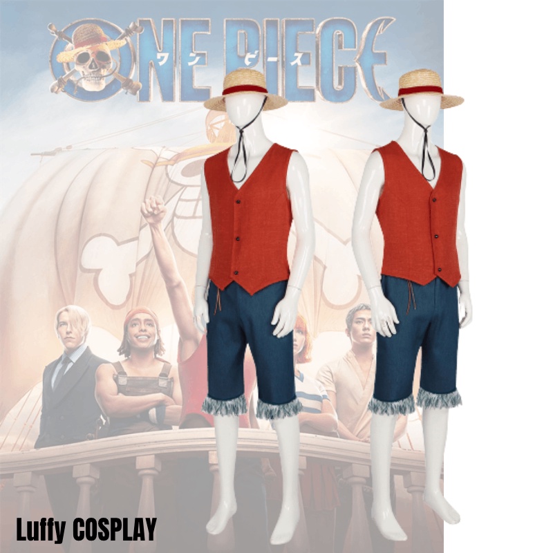Trang Phục cosplay Nhân Vật luffy Trong Phim Hoạt Hình one piece Chất Lượng Cao