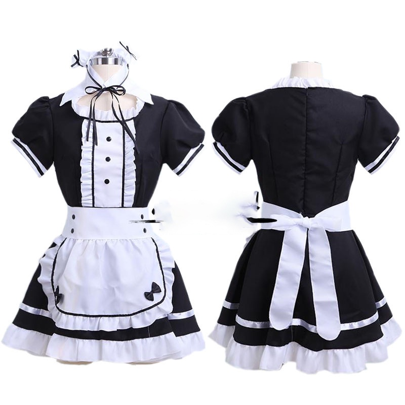 Bộ Đồ Hóa Trang Cô Hầu Gái Nhật Bản Lolita Dễ Thương