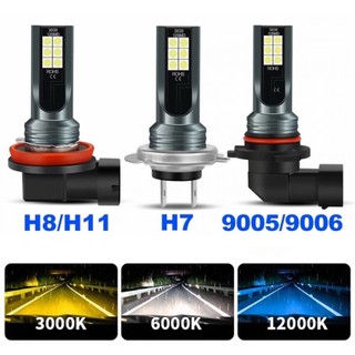 2 cái h4 h7 đèn pha led ô tô h11 h8 h9 h16jp h1 h3 bóng đèn pha 9005 9006 tự lái 6500k 12v 24v
