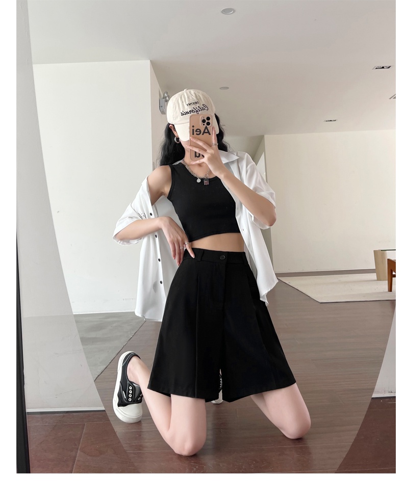 Quần Short Dáng Rộng Thời Trang Mùa Hè 62020 Dành Cho Nữ