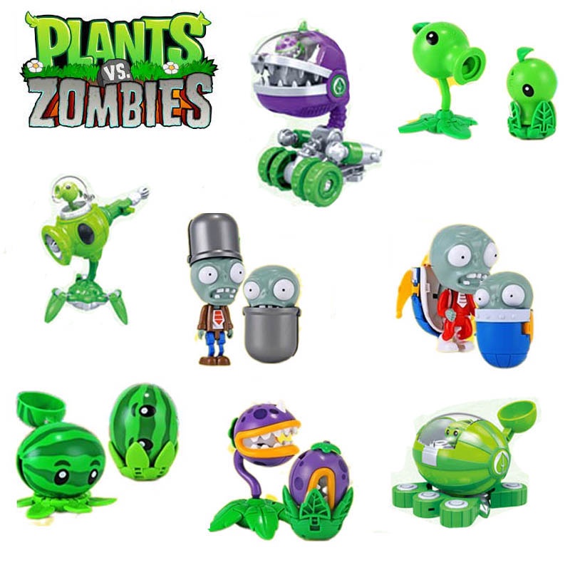 Cây Cối vs. Mô Hình Đồ Chơi Nhân Vật Zombie Cho Bé Trai