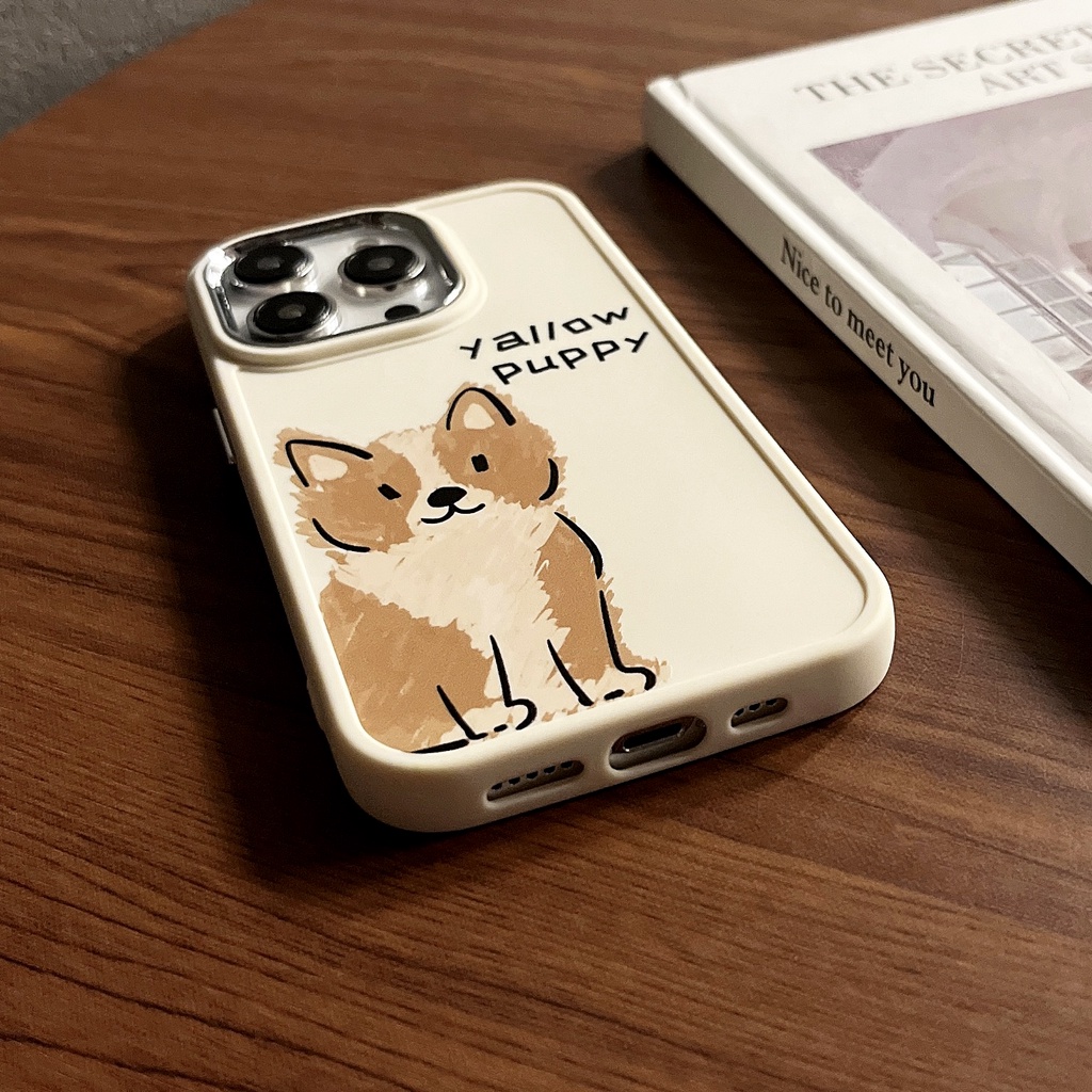 Ốp Điện Thoại TPU Mềm Chống Rơi Hình Cún Mèo Cho iPhone 14 13 12 11 PRO XR XS MAX 7 / 8 Plus