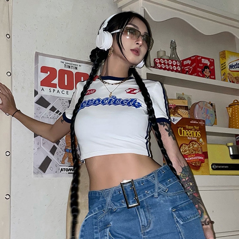 GD1 Áo phông áo croptop áo baby tee American Vintage 2023 New Style MA1803