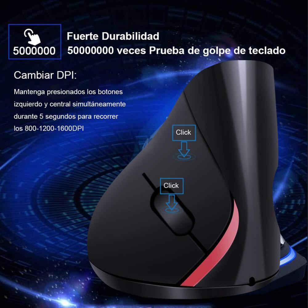 Chuột Quang Không Dây 2.4Ghz 1600dpi Dùng Để Chơi Game