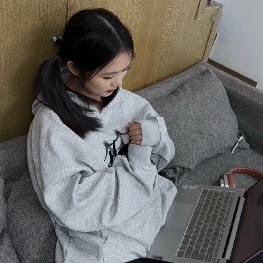 Áo hoodie Trùm Đầu Áo cho Nữ Mùa Thu form Rộng, áo nữ