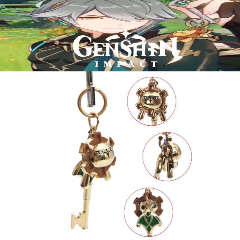 Móc Khóa Kim Loại Hình Genshin Alhaitham