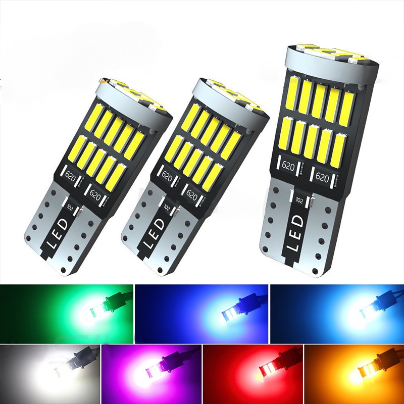 Bóng Đèn LED Tín Hiệu Đỗ Xe IUSIU T15 45SMD W16W T10 W5W T5 W3W 921 912 4014 Cho Xe Hơi Xe Máy Bóng Đèn xinhan wave Si nhanh dream led