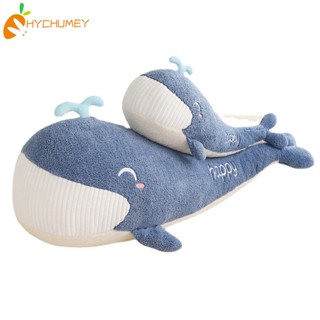 HYC Humey Gối ôm hình Cá voi Gấu bông nhồi bông dễ thương làm quà tặng cho bạn gái 60 / 80cm