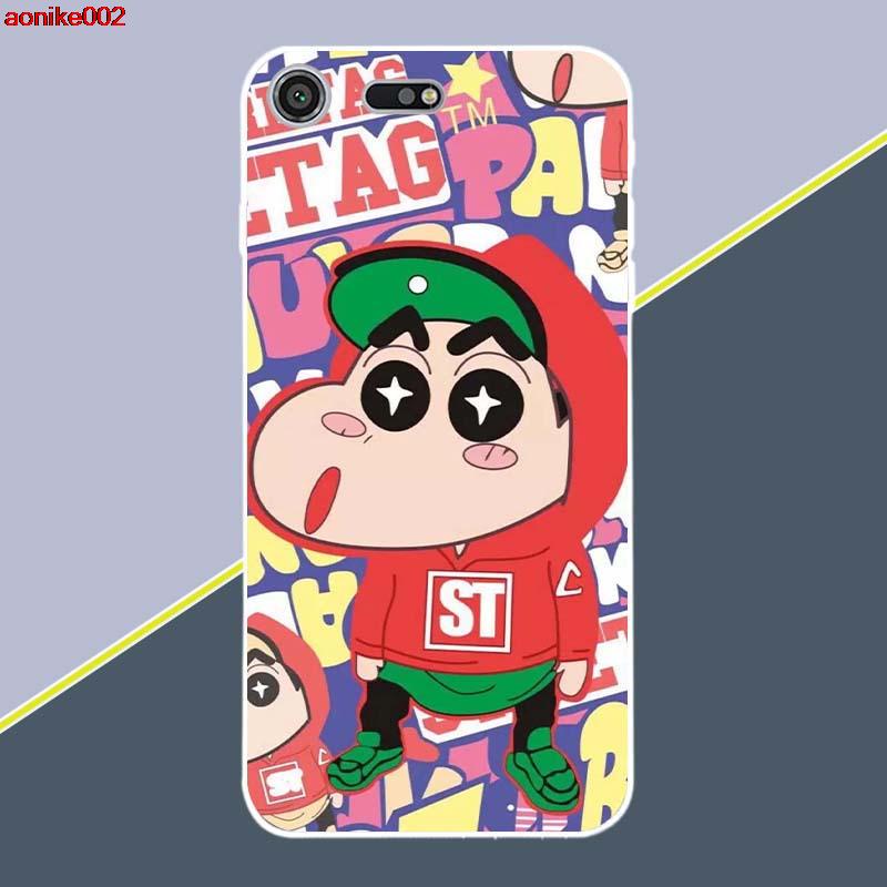 Ốp Điện Thoại TPU Dẻo Họa Tiết Hoạt Hình Cậu Bé Bút Chì Cho Sony Xperia Z3 Z5 XZ1 XZ2 XZ Premium XZ3 XZ4 Compact 02