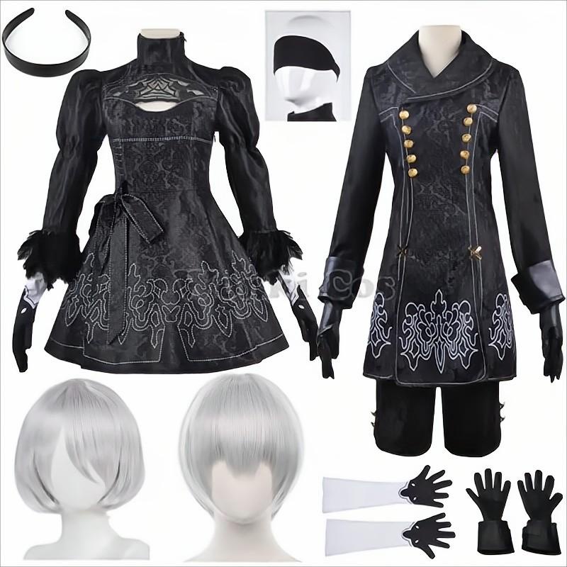 Bộ Tóc Giả Hóa Trang Nhân Vật NieR 2B Yorha Trong 9S 9S