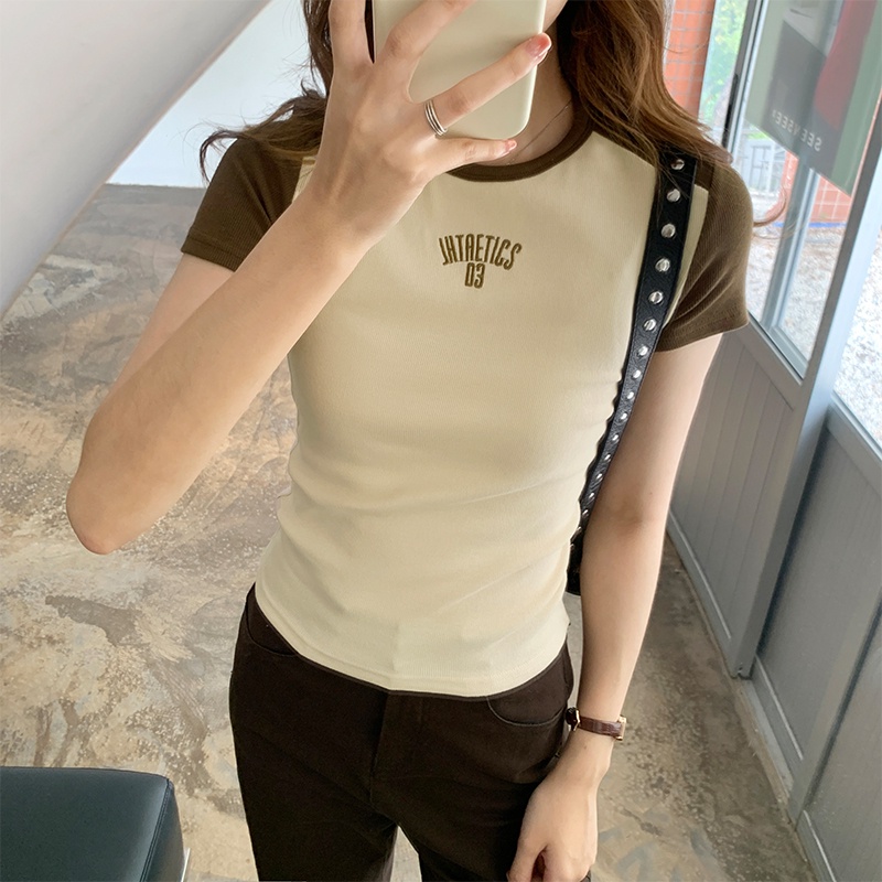 Áo Thun Rớt Vai Tay Ngắn Thời Trang Cho Nữ 63740