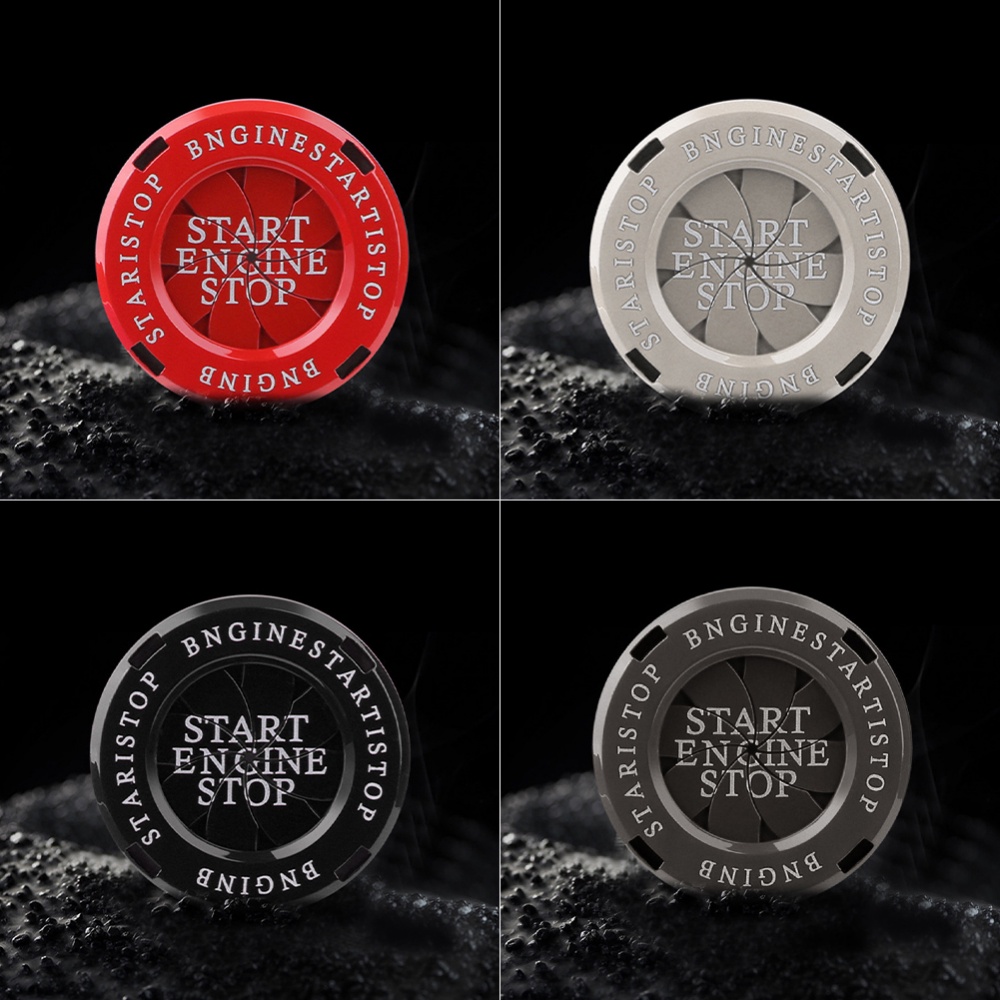 Evil smiley / skeleton onekey start stop nút che nội thất ô tô công tắc khởi động nắp bảo vệ vòng khởi động xe máy