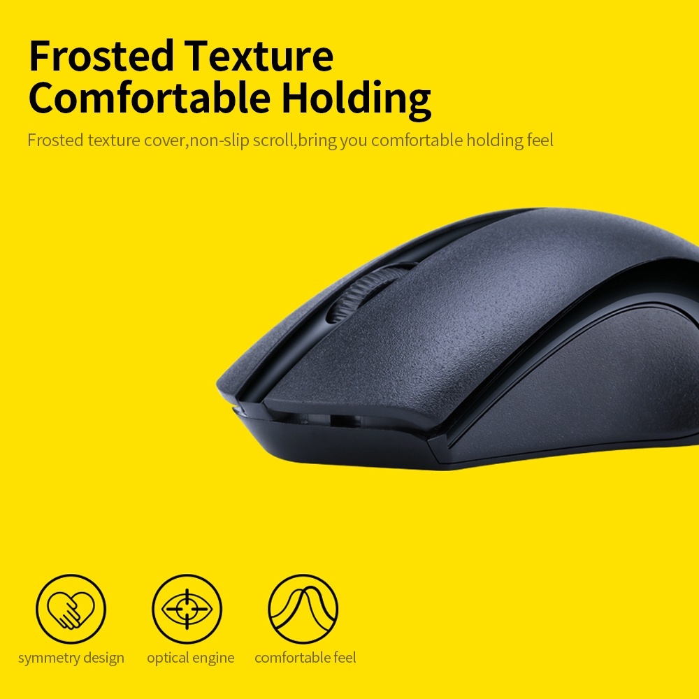 Chuột Quang Gaming T-WOLF Q2 Không Dây 3 NúT, 1600 DPI 2.4G - MàU TrắNg
