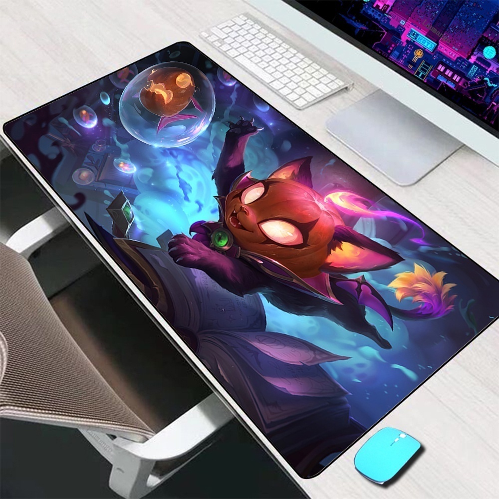 Tấm Lót Chuột Và Bàn Phím Cỡ Lớn In Hình Game Liên Minh Huyền Thoại Tiện Dụng