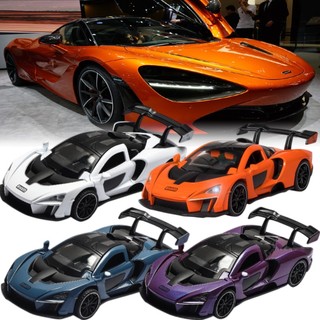 Mô hình xe hơi thể thao mclaren senna bằng hợp kim có đèn và nhạc tỉ lệ 1: 32