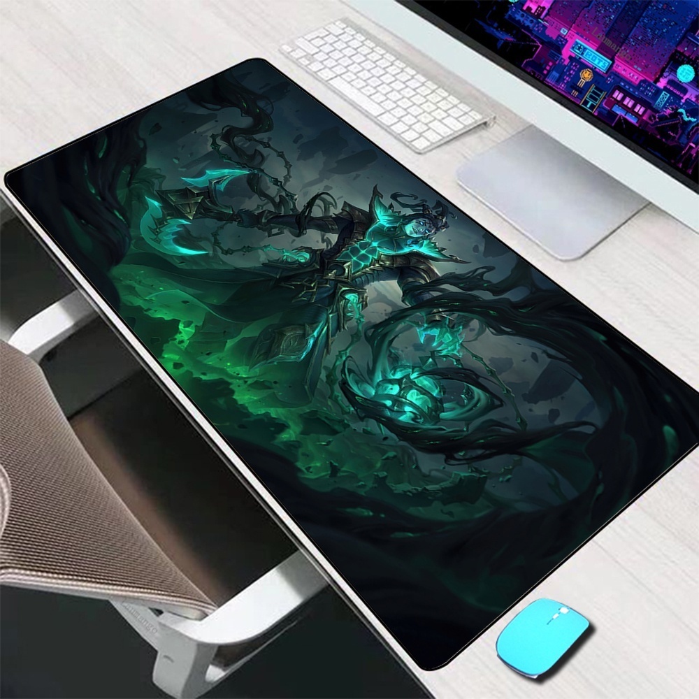 Tấm Lót Chuột Và Bàn Phím Chơi Game Họa Tiết Liên Minh Huyền Thoại