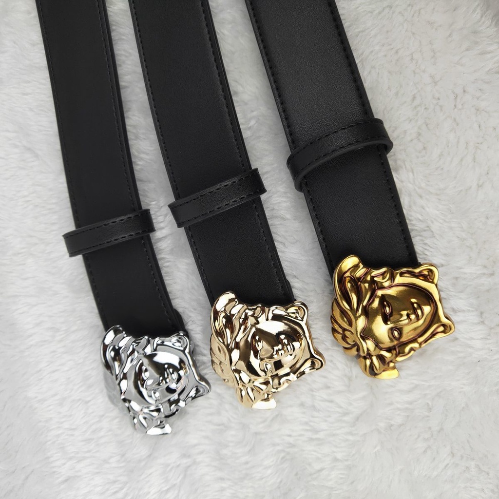 Hàng Có Sẵn! Thắt Lưng Da Bò Versace Cao Cấp Thời Trang Cho Nam Nữ