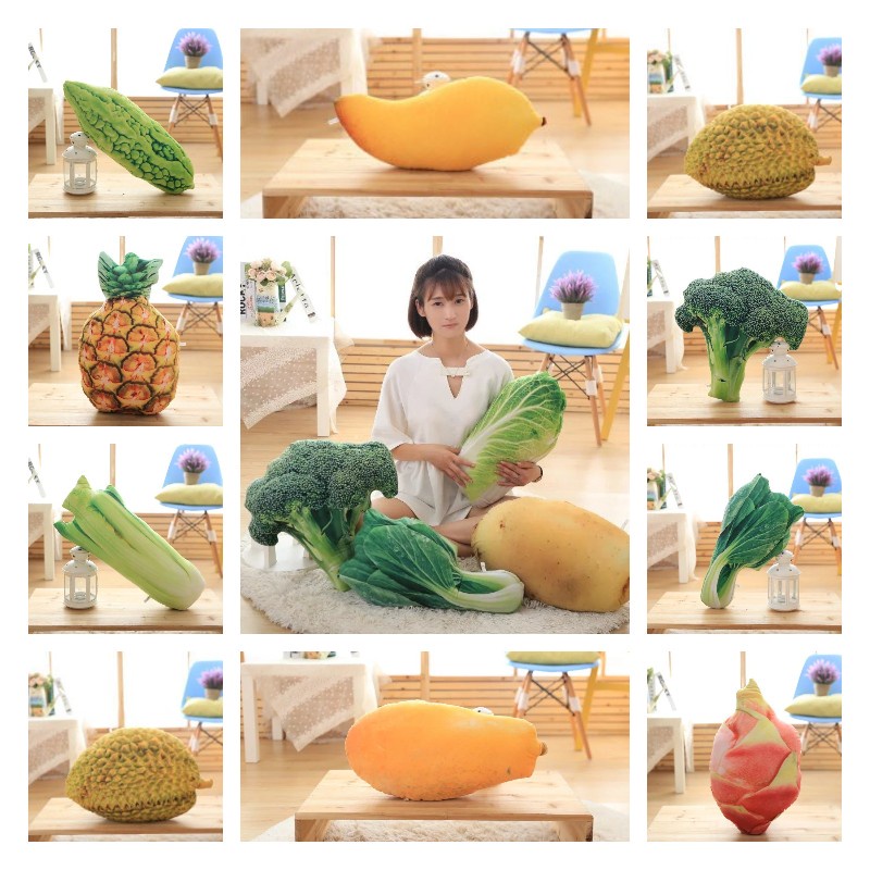 Phụ Kiện Bắt Mắt Hình Rau Củ Quả Độc Đáo Trang Trí Nhà Cửa