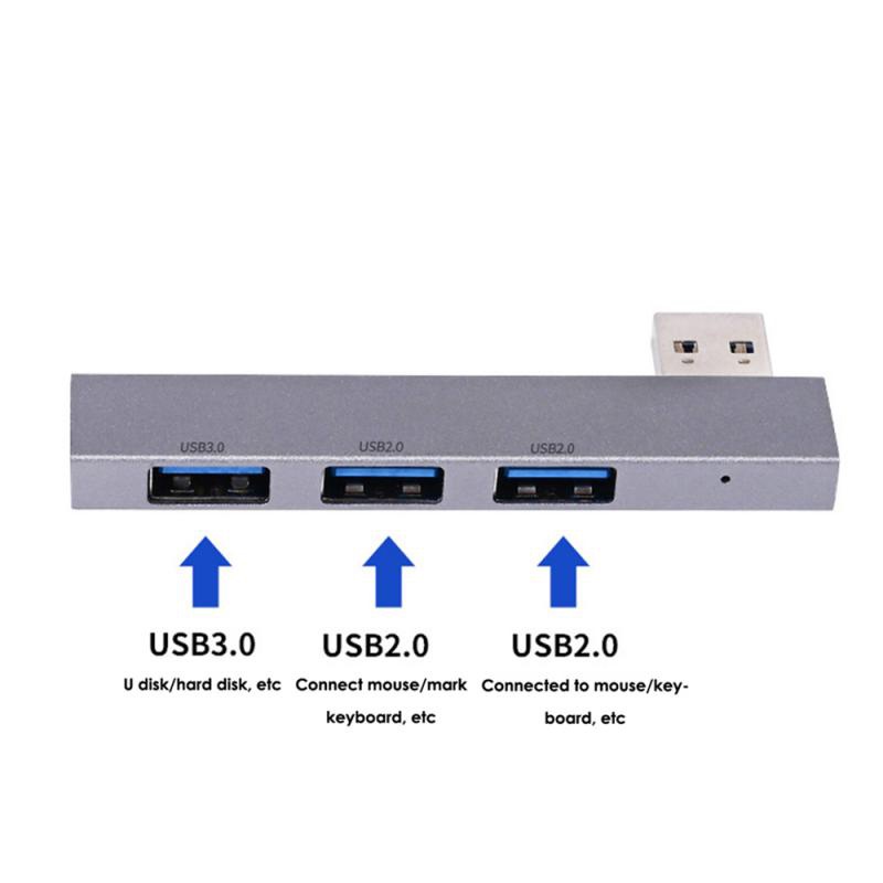 Bộ Chia HdoorLink 3 Cổng USB 3.0 HUB 3 Trong 1 OTG USB 3.0 2.0 Type C Tốc Độ Cao Cho Máy Tính Laptop