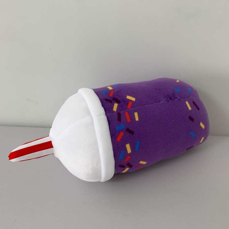 Búp Bê Nhồi Bông Grimace Shake Hat Ngắn Màu Vàng Chất Lượng Cao