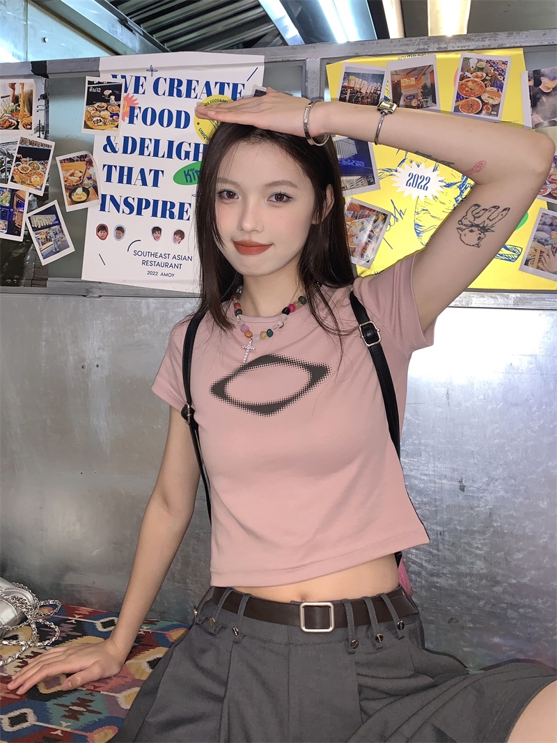 Áo Thun Cộc Tay Dáng Ôm Mùa Hè 65161