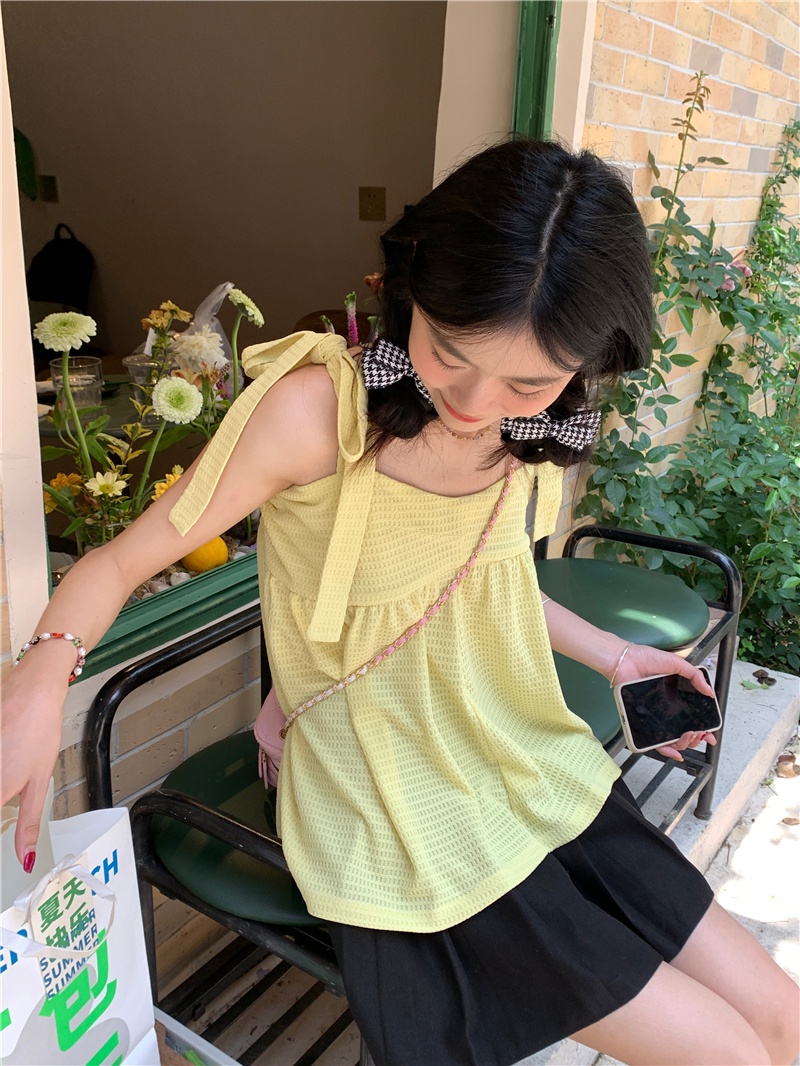 65293 Áo Yếm Buộc Dây Ngọt Ngào