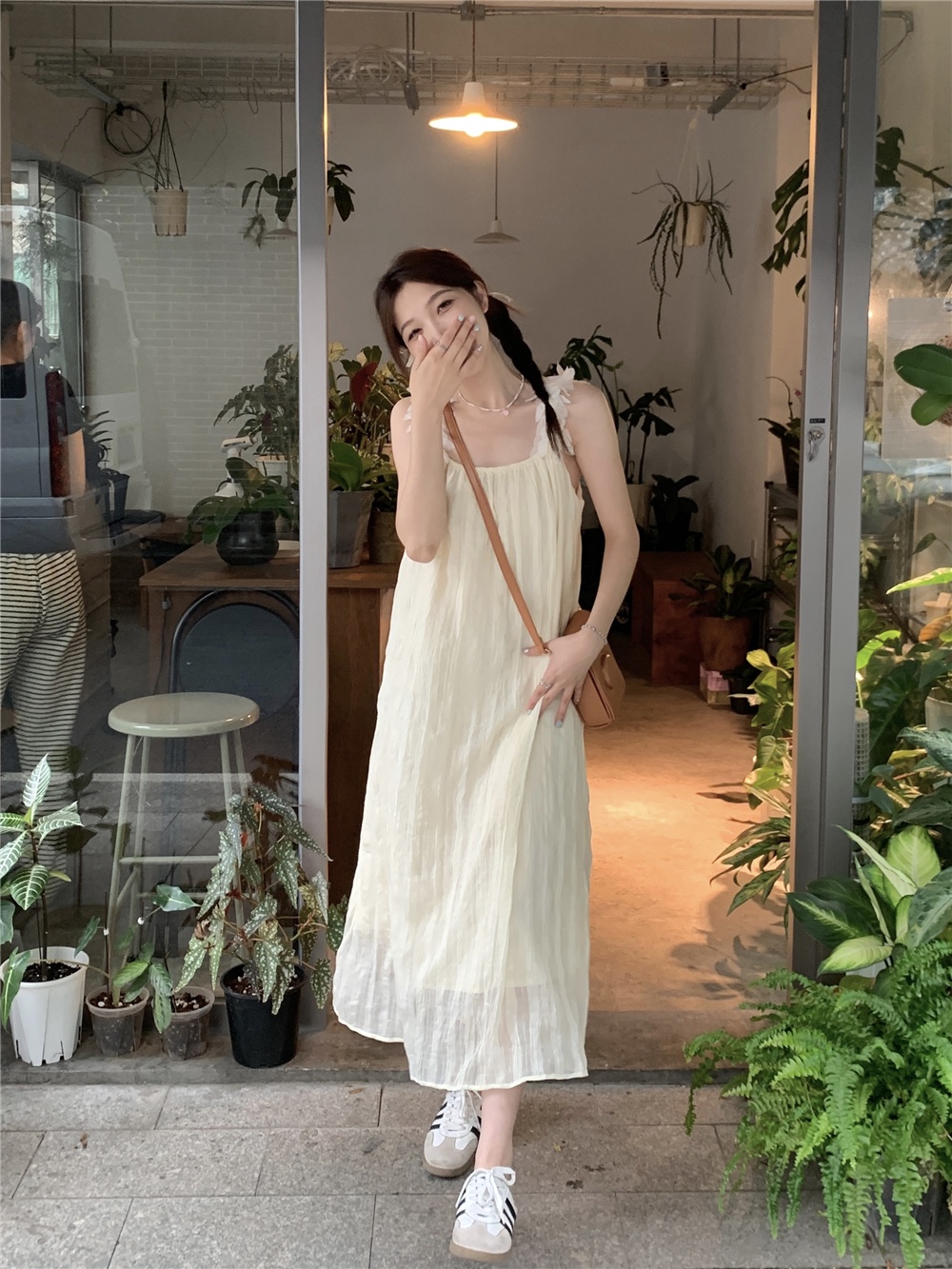 Đầm Hai Dây Dáng Dài Vừa Thời Trang Mùa Hè 65712