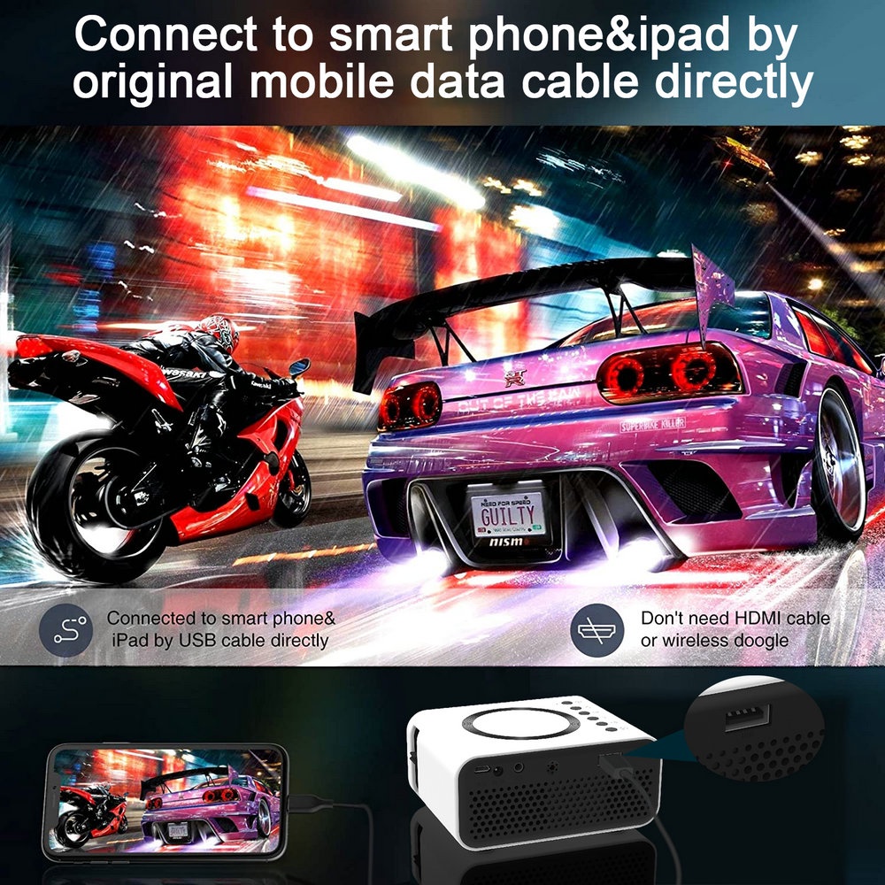Máy Chiếu Mini YT300 Tại Nhà Mới