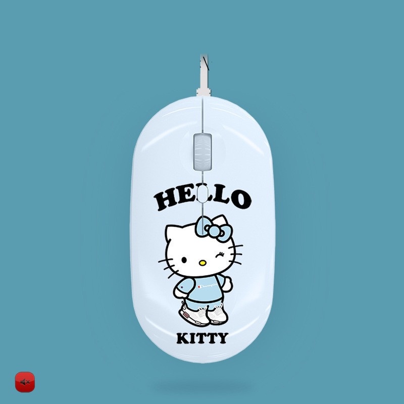 Chuột Máy Tính Có Dây Hình Hello Kitty
