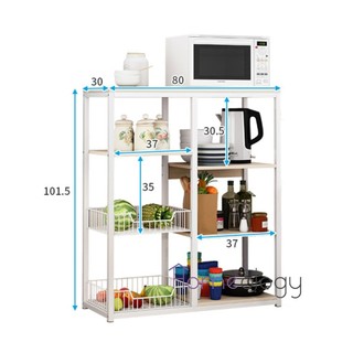 4 Sizes Kitchen Rack Storage Organizer Holder Microwave Oven Shelf