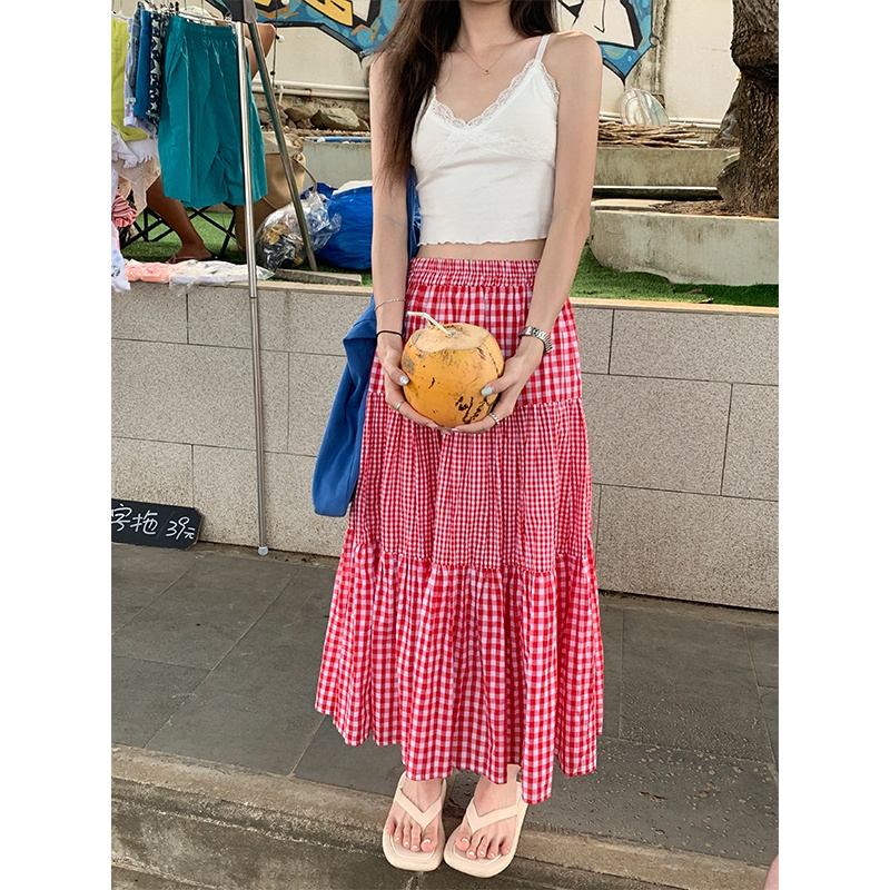 63512 Váy Kẻ Sọc Lưng Thun Mùa Hè