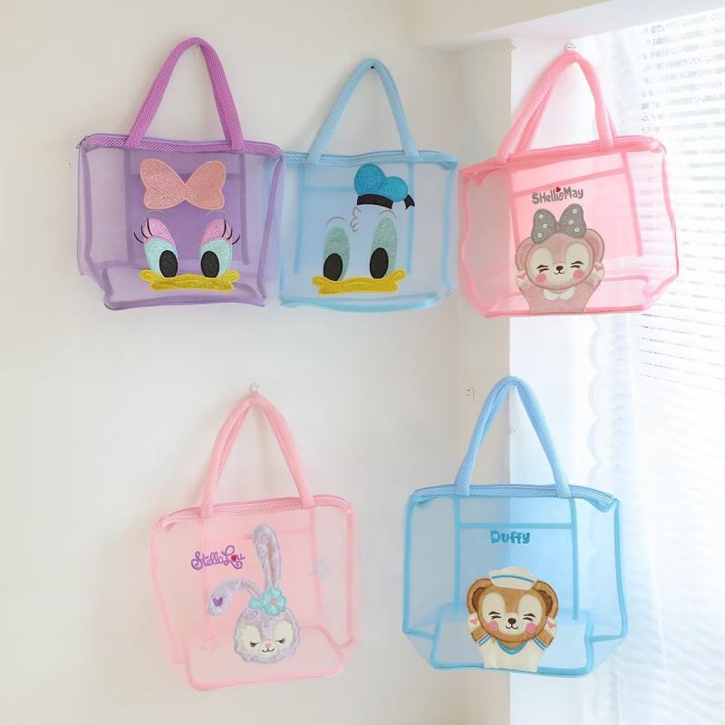 Túi Lưới Đi Vệ Sinh Cỡ Lớn Họa Tiết Hoạt Hình Dễ Thương Cho Mùa Hè
