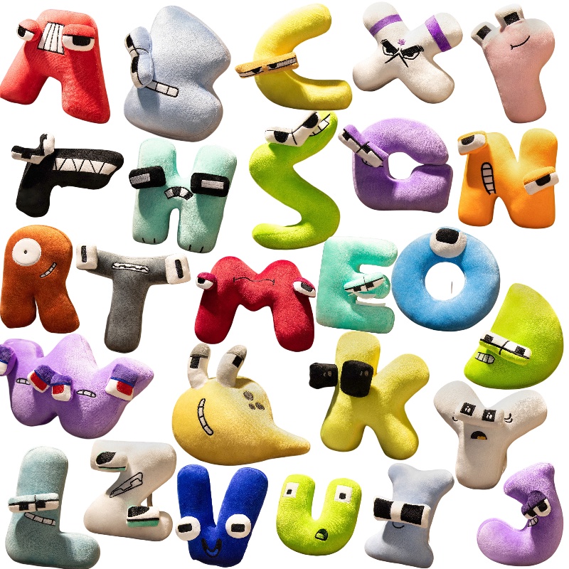 Áo Thun Cotton Pp In Chữ Alphabetlore Legend Plushie