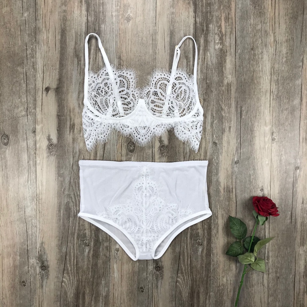Quần Lót Ren Hoa Lưng Cao Thiết Kế Quyến Rũ Cho Phái Nữ